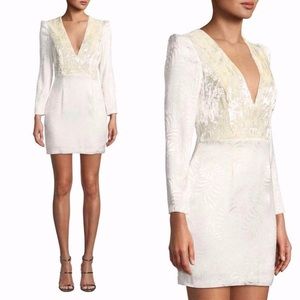 Free People Ivory Velvet Dress